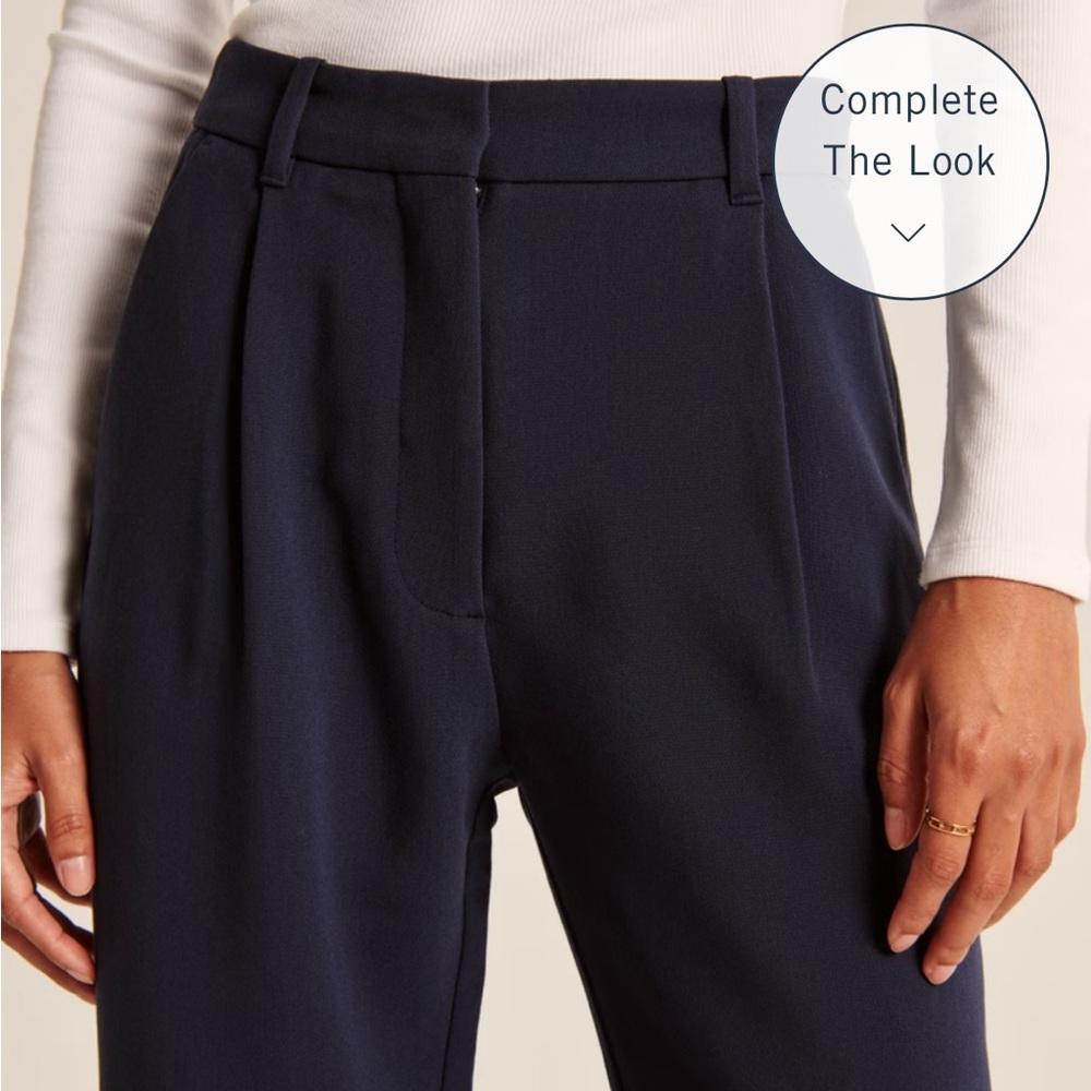 Abercrombie & Fitch tailored straight pant